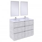 Fresca Formosa 48" Floor Standing Double Sink Modern Bathroom Vanity