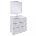 Fresca Formosa 36" Floor Standing Modern Bathroom Vanity in Rustic White