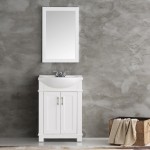 Fresca Hartford 24" White Traditional Bathroom Vanity