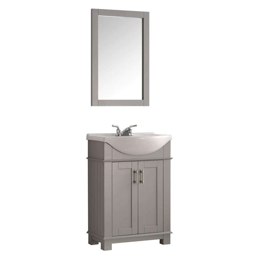 Fresca Hartford 24" Gray Traditional Bathroom Vanity