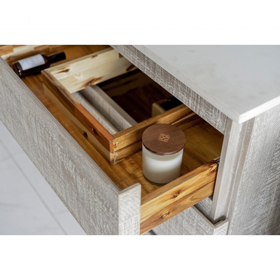 Fresca Formosa 30" Open Bottom Bathroom Cabinet w/ Top & Sink in Ash