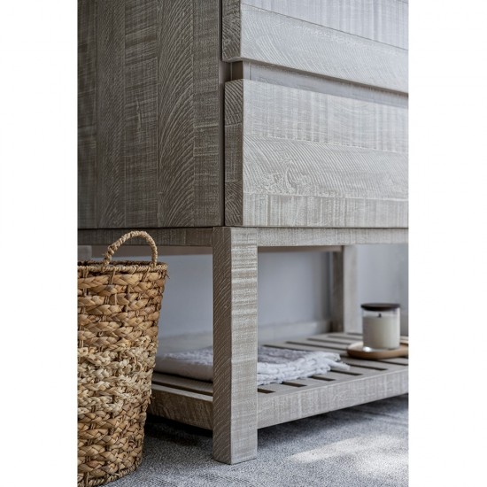 Fresca Formosa 30" Open Bottom Bathroom Cabinet w/ Top & Sink in Ash
