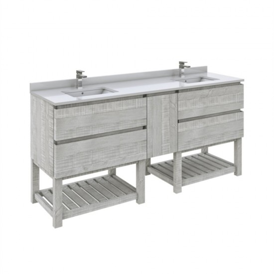 Fresca Formosa 72" Double Sink Bathroom Cabinet