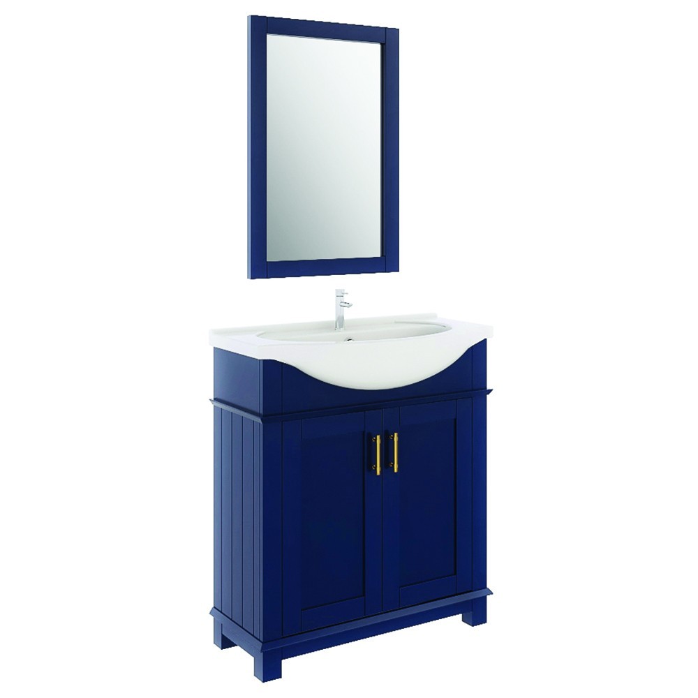 Fresca Hartford 30" Royal Blue Traditional Bathroom Vanity Fresca Hartford 30" Royal Blue Traditional Bathroom Vanity