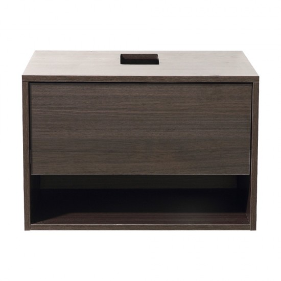 Fresca Potenza 28" Gray Oak Modern Bathroom Cabinet