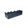Fresca Lucera 60" Royal Blue Wall Hung Single Undermount Sink Bathroom Cabinet