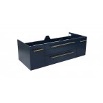 Fresca Lucera 48" Royal Blue Wall Hung Double Undermount Sink Bathroom Cabinet