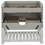 Fresca Formosa 35" Floor Standing Open Bottom Modern Bathroom Cabinet in Ash