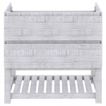Fresca Formosa 70" Floor Standing Open Bottom Bathroom Cabinet in Rustic White