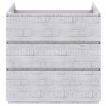 Fresca Formosa 82" Floor Standing Double Sink Bathroom Cabinet in Rustic White