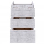 Fresca Formosa 23" Floor Standing Modern Bathroom Cabinet in Rustic White