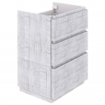 Fresca Formosa 47" Floor Standing Modern Bathroom Cabinet in Rustic White