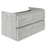 Fresca Formosa 70" Wall Hung Modern Bathroom Cabinet in Ash