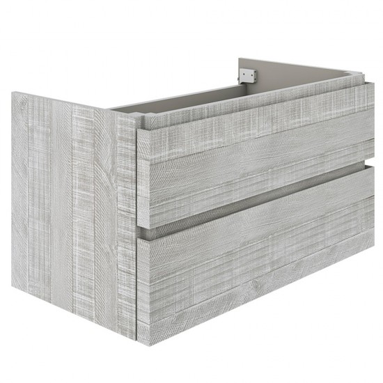 Fresca Formosa 70" Wall Hung Modern Bathroom Cabinet in Ash