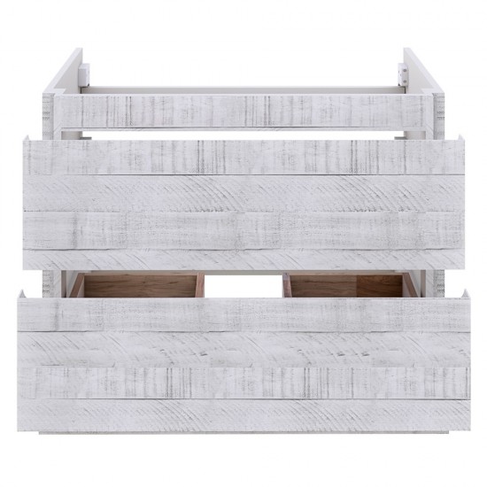 Fresca Formosa 53" Wall Hung Modern Bathroom Cabinet in Rustic White