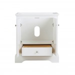 Fresca Windsor 30" Matte White Traditional Bathroom Cabinet