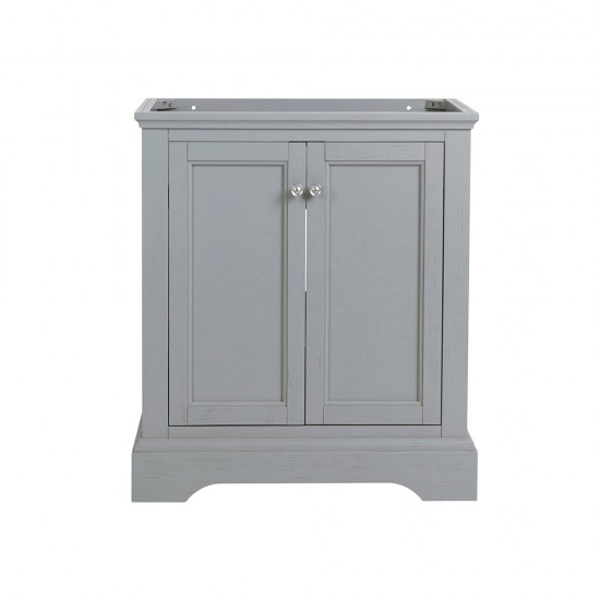 Fresca Windsor 30" Gray Textured Traditional Bathroom Cabinet