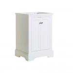 Fresca Windsor 24" Matte White Traditional Bathroom Cabinet