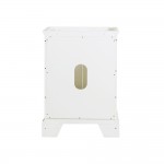 Fresca Windsor 24" Matte White Traditional Bathroom Cabinet