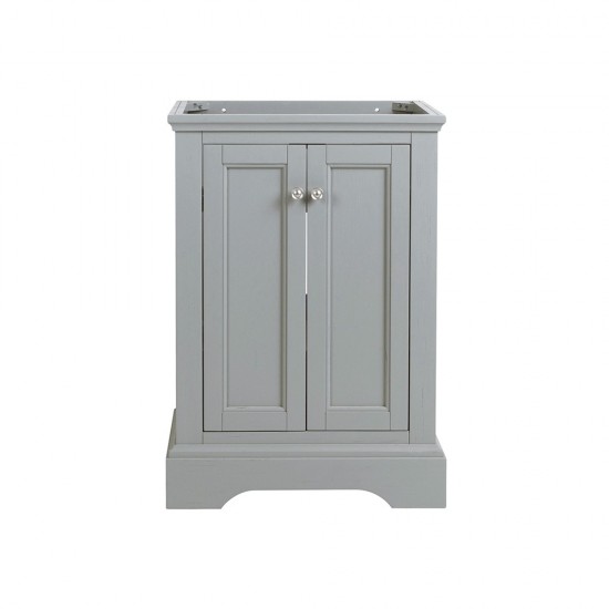 Fresca Windsor 24" Gray Textured Traditional Bathroom Cabinet