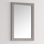 Fresca Hartford 20" Gray Traditional Bathroom Mirror