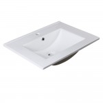 Fresca Torino 24" White Integrated Sink / Countertop