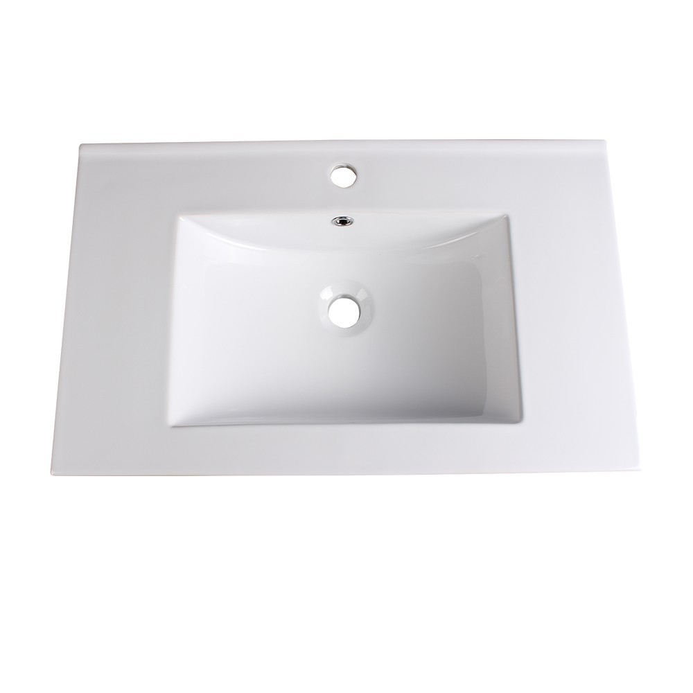 Fresca Torino 30" White Integrated Sink / Countertop