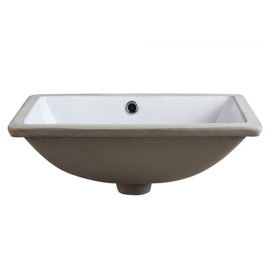 Fresca Allier White Undermount Sinks