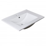 Fresca Allier 24" White Integrated Sink / Countertop