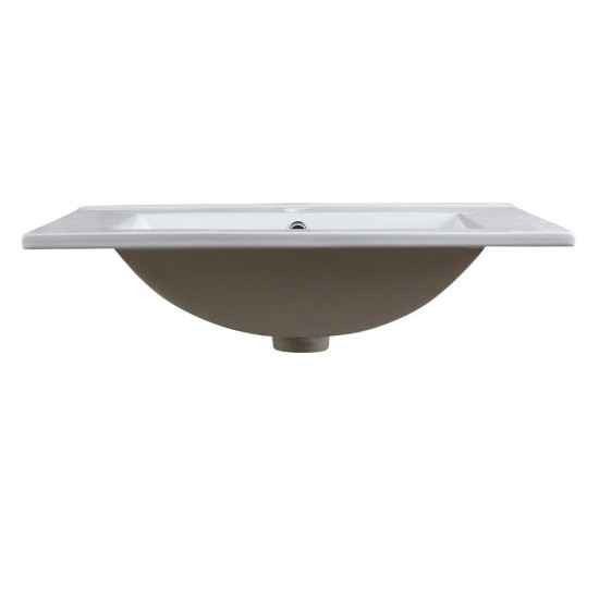 Fresca Allier 24" White Integrated Sink / Countertop