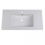 Fresca Allier 36" White Integrated Sink / Countertop