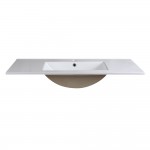 Fresca Allier 40" White Integrated Sink / Countertop