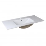 Fresca Allier 40" White Integrated Sink / Countertop