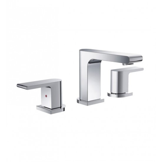 Fresca FFT9153CH Allaro Widespread Mount Bathroom Vanity Faucet in Chrome