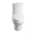 Fresca Delphinus One-Piece Dual Flush Toilet w/ Soft Close Seat
