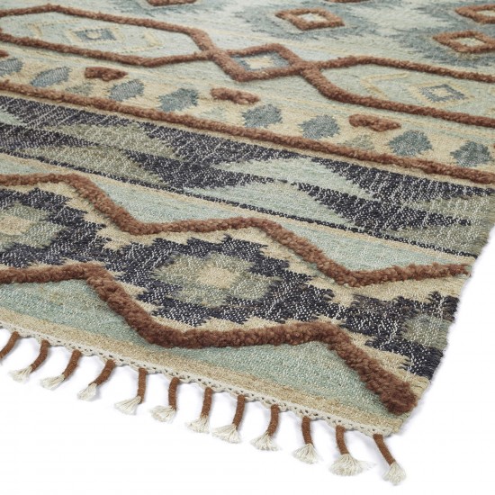 Kaleen Alejandra Collection Light Mint Throw Rug 2' x 3'