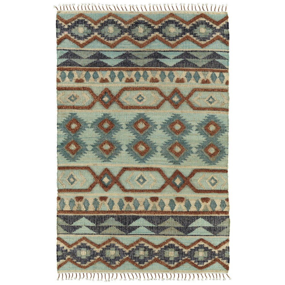 Kaleen Alejandra Collection Light Mint Runner 2'6" x 8'