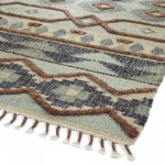 Kaleen Alejandra Collection Light Mint Area Rug 4' x 6'