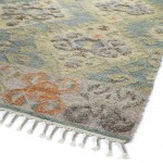 Kaleen Alejandra Collection Light Blue Throw Rug 2' x 3'