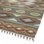 Kaleen Alejandra Collection Dark Brown Throw Rug 2' x 3'