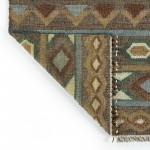 Kaleen Alejandra Collection Dark Brown Area Rug 5' x 7'9"