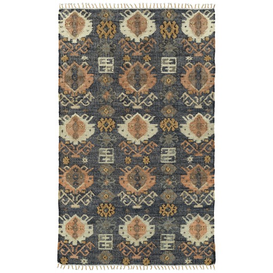 Kaleen Alejandra Collection Dark Navy Throw Rug 2' x 3'