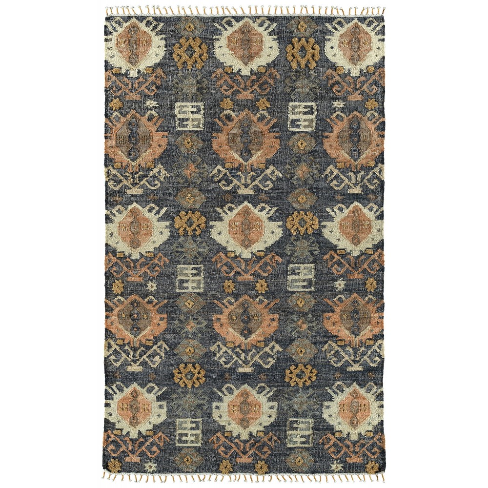 Kaleen Alejandra Collection Dark Navy Throw Rug 2' x 3'