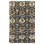 Kaleen Alejandra Collection Dark Navy Runner 2'6" x 8'