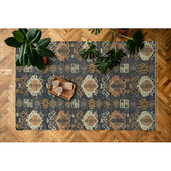 Kaleen Alejandra Collection Dark Navy Area Rug 8' x 10'