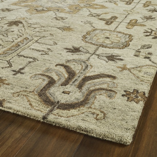 Kaleen Chancellor Collection Sand Brown Throw Rug 2' x 3'