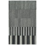 Kaleen Alzada Collection Charcoal Black Throw Rug 3' x 5'