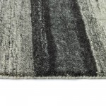 Kaleen Alzada Collection Charcoal Black Throw Rug 3' x 5'