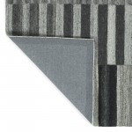 Kaleen Alzada Collection Charcoal Black Area Rug 5' x 7'9"