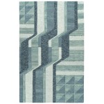 Kaleen Alzada Collection Blue Navy Throw Rug 2' x 3'